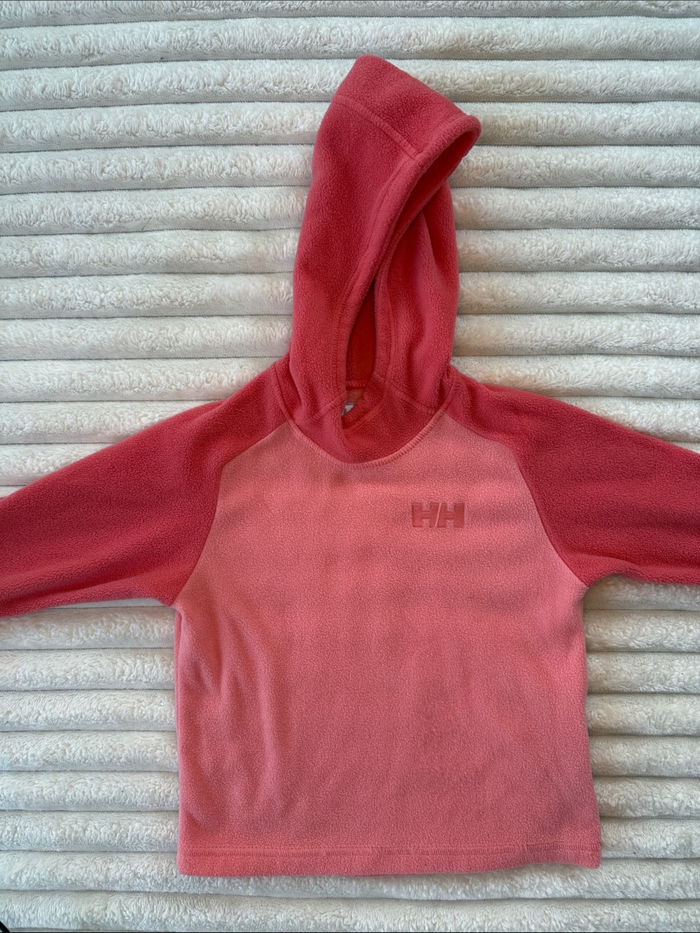 Helly Hansen Kids Two-Tone Pink Fleece Hoodie